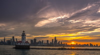 Chicago, 1,5-uurs romantische zonsondergangcruise - Housity