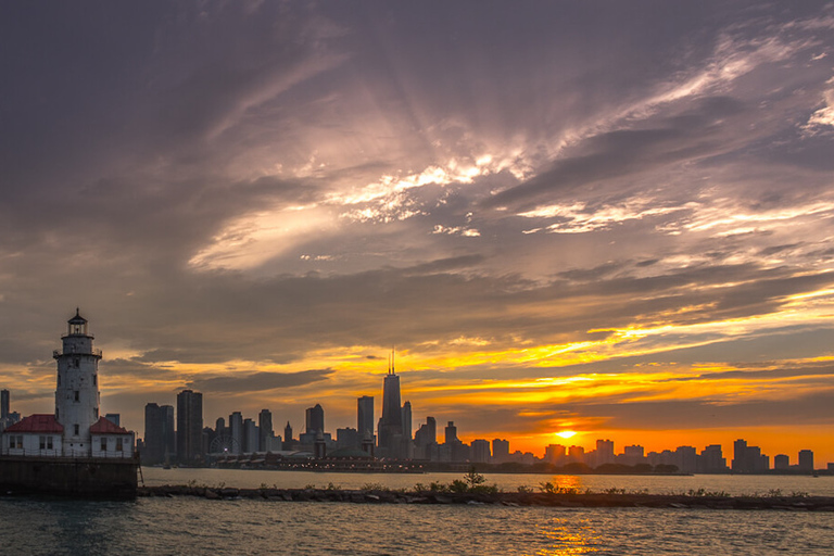 Chicago: crociera panoramica sul lago al tramonto della durata di 1,5 ore