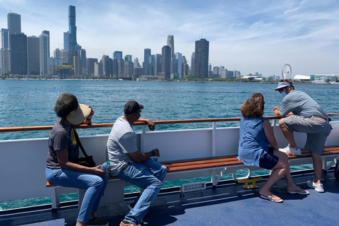 Chicago: Crociera architettonica sul lago e sul fiume di 1,5 oreChicago: crociera di 1 ora e 30 minuti sull&#039;architettura del lago e del fiume