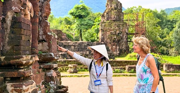 My Son Sanctuary Tour by Van & Boat from Hoi An/Da Nang