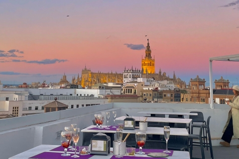 Sevilla: sangria en tapas proeven op een dakterras