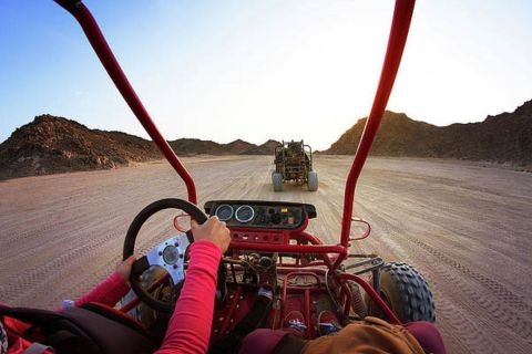 Hurghada: Jeep & Quad Adventure with Bedouin Dinner & Show
