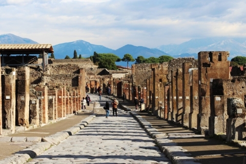 Vanuit Florence: transfer naar Amalfikust met halte PompeiiVanuit Florence: transfer naar Positano met halte Pompeii