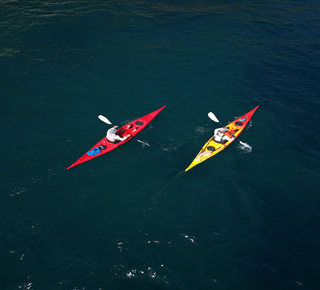 Kayak à Amalfi (Italie)