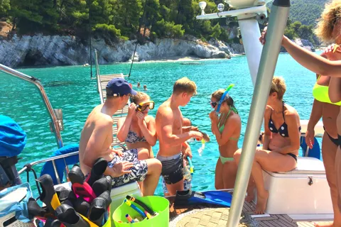 Kos: Pserimos Island Small Group Family Day Sailboat Cruise