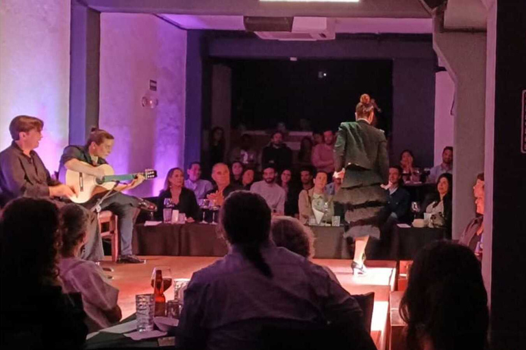 Mexico City: Flamenco Tablao Live Show & dinner Premium option