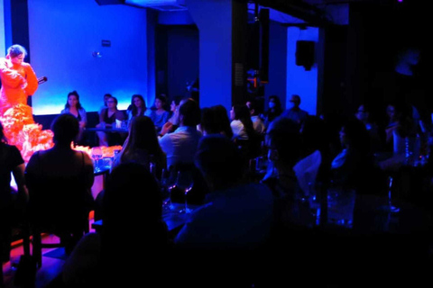 Mexico City: Flamenco Tablao Live Show & dinner Premium option