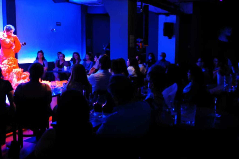 Mexico City: Flamenco Tablao Live Show & dinner Premium option