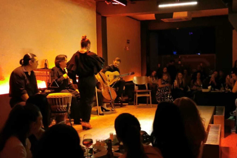 Mexico City: Flamenco Tablao Live Show & dinner Premium option