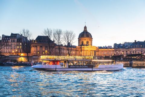 Париж: вечерний речной круиз с музыкой
