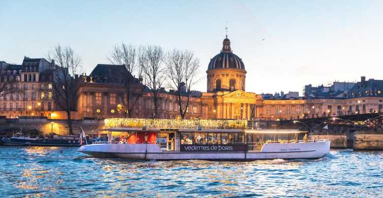 Paryžius: Vakarinis kruizas upe su muzika