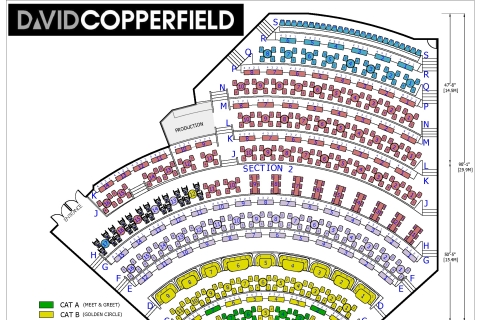 Las Vegas: David Copperfield in het MGM GrandTickets voor zitplaatsen in categorie D