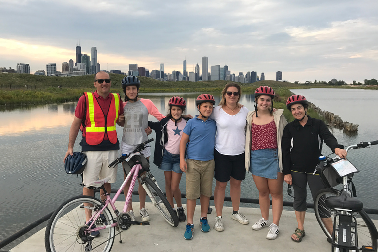 Chicago: Downtown Family Food Tour med cykel och sightseeingStandardtur