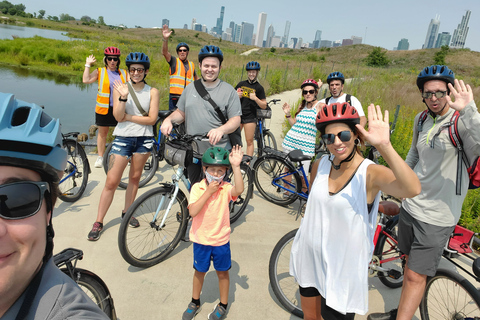 Chicago: Downtown Family Food Tour med cykel och sightseeingStandardtur