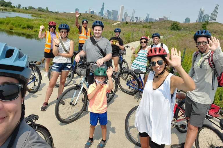 Chicago: Downtown Family Food Tour per fiets met SightseeingStandaard rondleiding