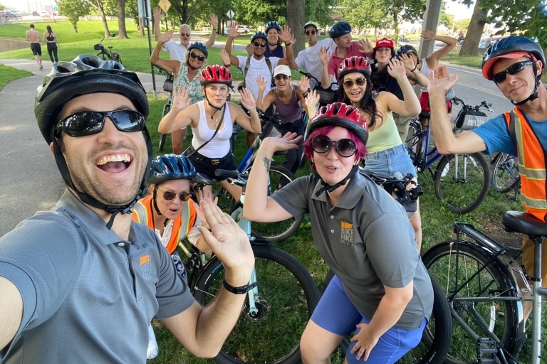 Chicago: tour en bicicleta de bicicletas, bocados y cervezasTour grupal compartido
