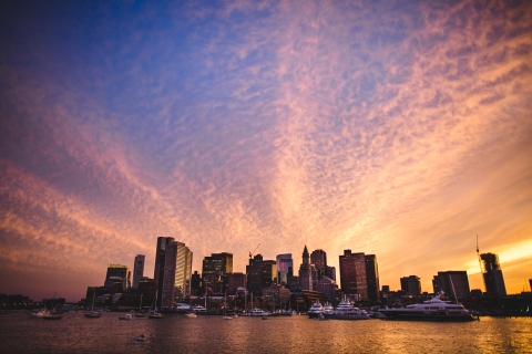 Boston : croisière commentée au coucher du soleil