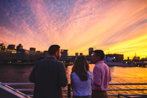 Boston: Sunset Skyline Cruise with Commentary