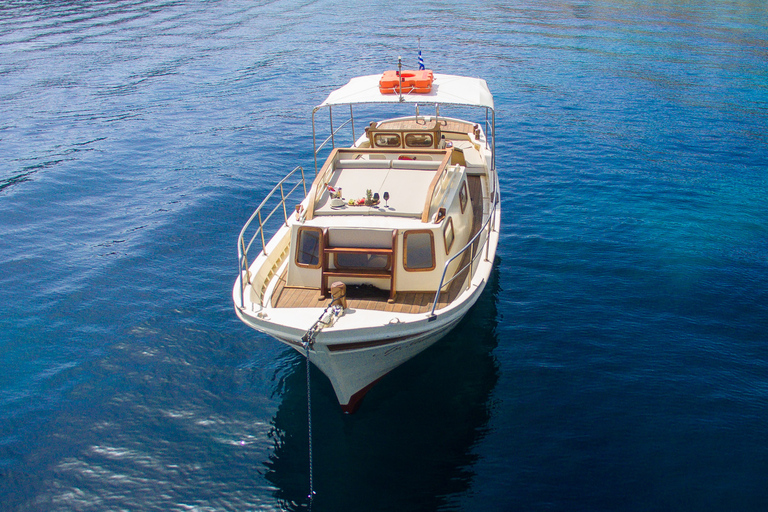 Mykonos : Croisière privée sur un bateau traditionnel en bois