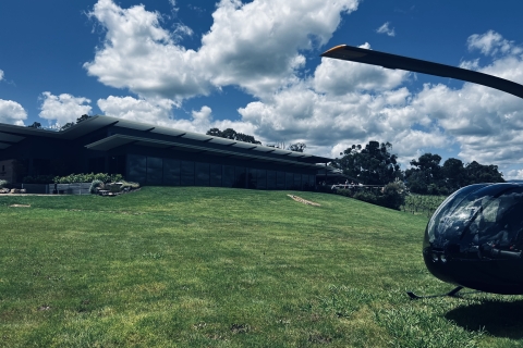 Almuerzo en bodega en helicóptero a Balgownie Estate Valle del Yarra