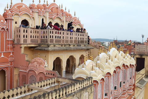 Au départ de Delhi : visite privée de Jaipur (journée complète)Tour avec voiture et guide seulement