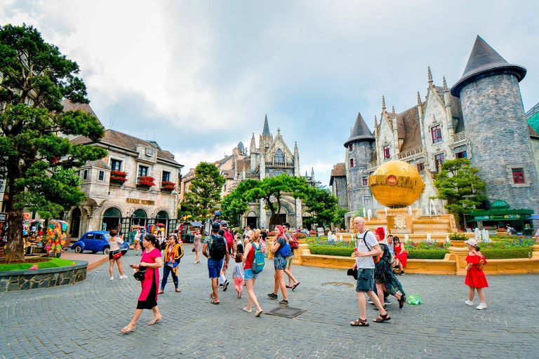 Collines de Bà Nà et pont d'or : Circuit depuis Hoi An et DanangVisite de Bana en petit groupe - Billet d'entrée inclus