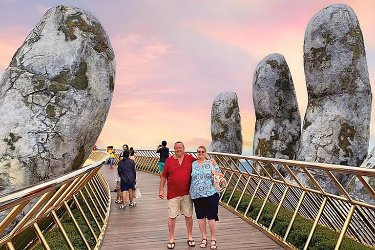 Collines de Bà Nà et pont d'or : Circuit depuis Hoi An et DanangVisite de Bana en petit groupe - Billet d'entrée inclus