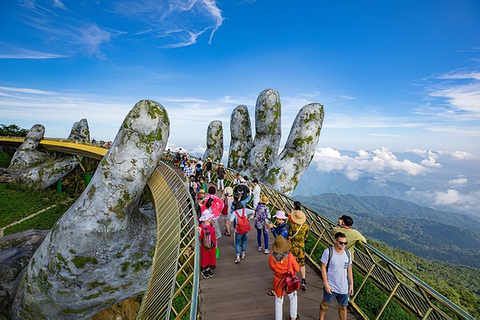 Collines de Bà Nà et pont d'or : Circuit depuis Hoi An et DanangVisite de Bana en petit groupe - Billet d'entrée inclus