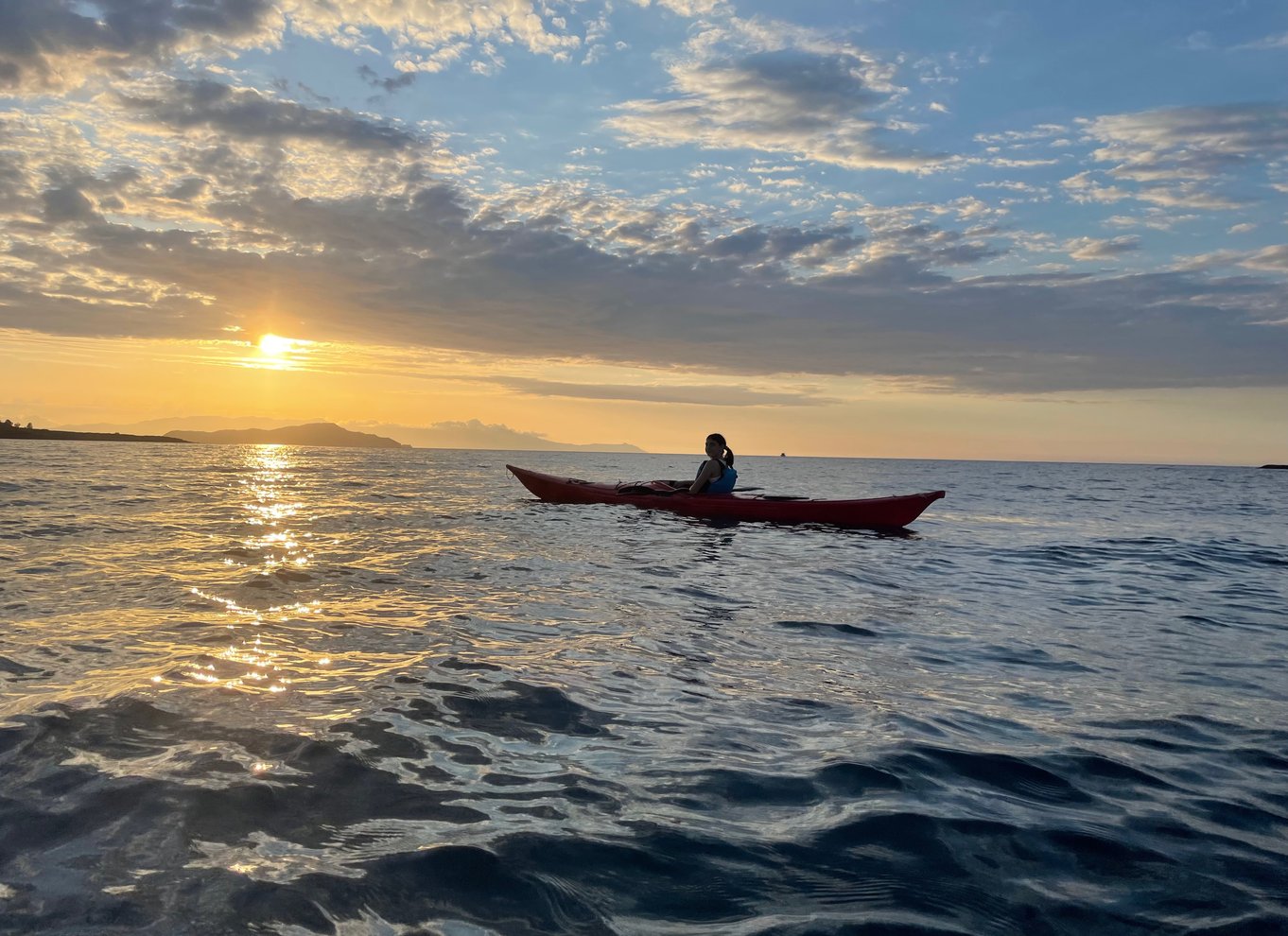 Chania: Havkajak-tur langs kysten om morgenen