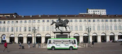 Turin: Elektrische Stadtbus-Tour mit interaktivem Audio-Guide