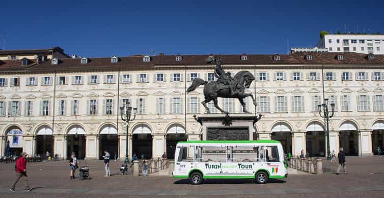 Electric bus with audio guide