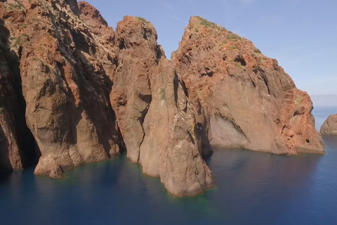 Calvi: Geführte Bootstour nach Scandola und Piana