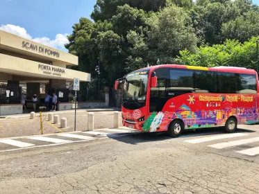 Neapel: Hin- und Rückfahrt mit dem Shuttle-Bus nach Pompeji