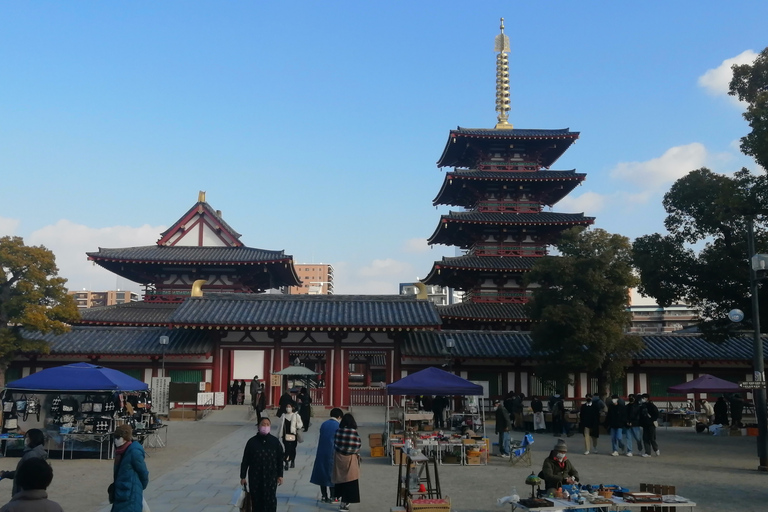 Visite à pied des 5 sites incontournables d'Osaka et déjeuner de Ramen