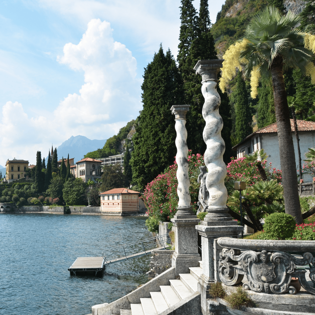 Comer See: Villa Monastero Eintrittskarten mit Fähren