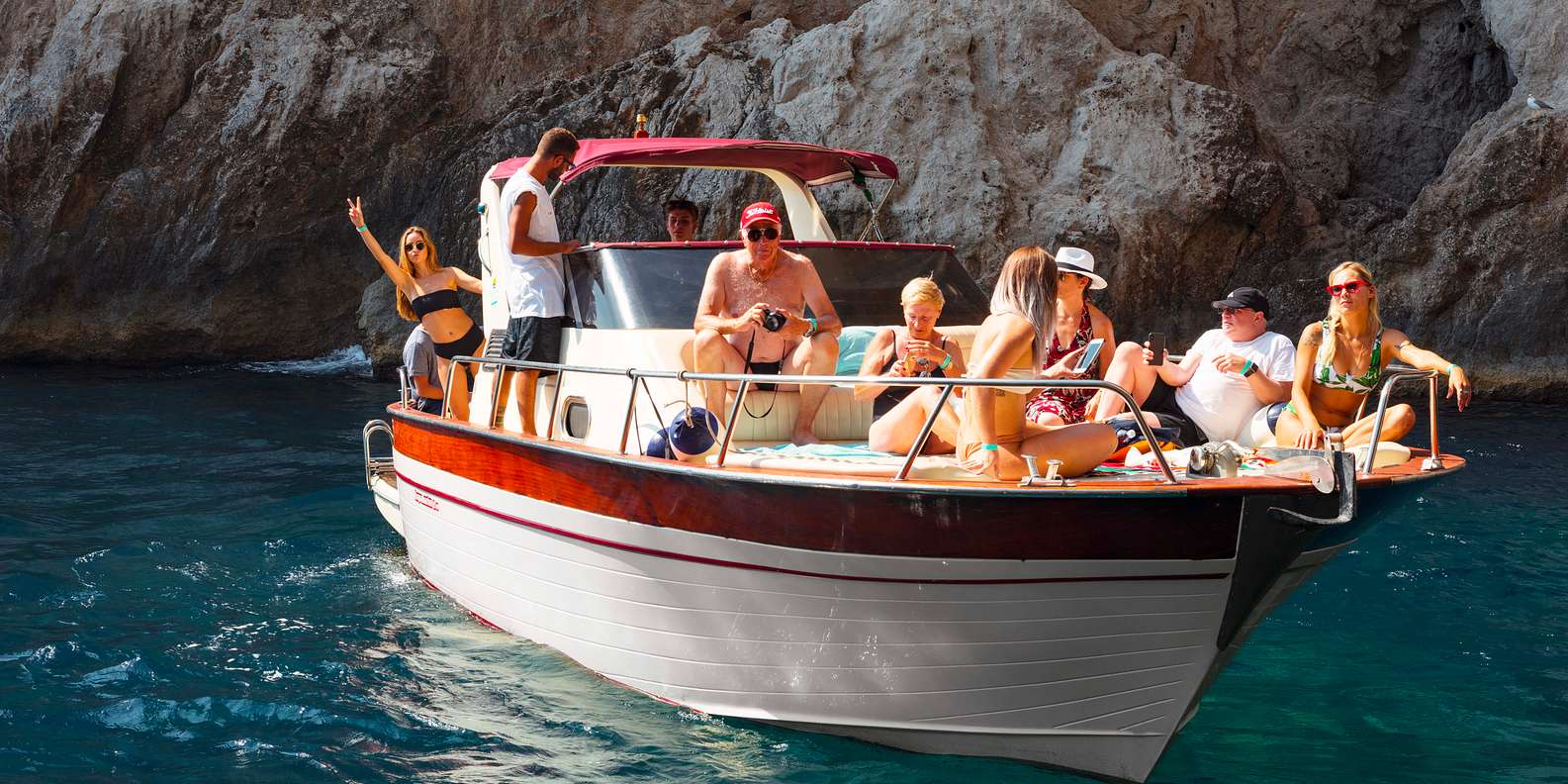 From Sorrento: Capri Island Boat Day Trip With Transfer — gallery image 3