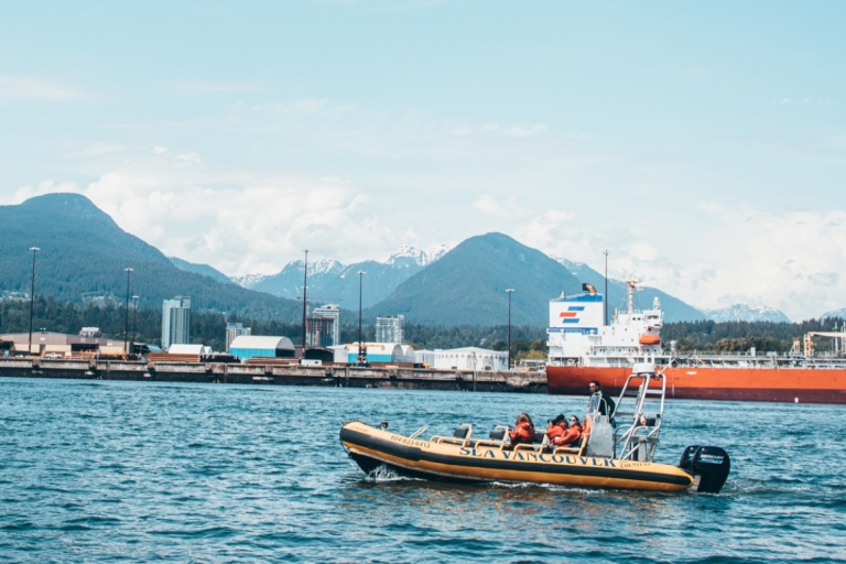 Sea Vancouver: RIB-tour door stad en watervalSea Vancouver Waterfront Sightseeing [Stad en watervallen]