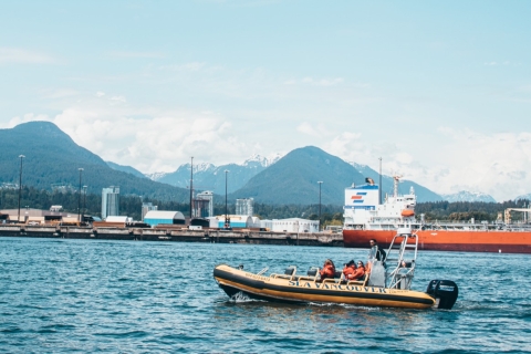 Sea Vancouver: zwiedzanie miasta i dzikiej przyrody RIB TourZwiedzanie nabrzeża nad morzem w Vancouver [Miasto i dzika przyroda]