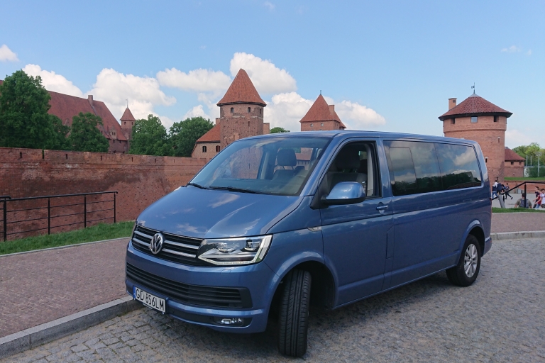De Gdansk: Private Torun Van et visite à pied