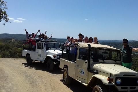 Depuis Albufeira : safari tout-terrain en 4x4 et dégustation de vins dans les vignobles