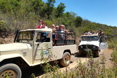 Depuis Albufeira : safari tout-terrain en 4x4 et dégustation de vins dans les vignobles