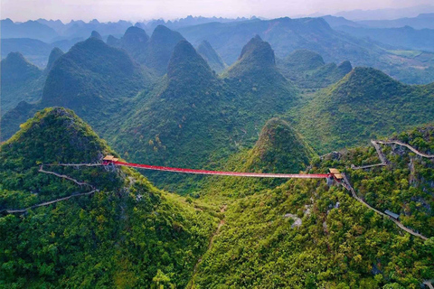 Yangshuo: Yulong River Rafting, Cycling & Ruyi Peak Day Tour Defult option