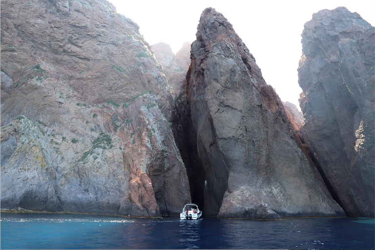 Calvi a Scandola: tour en barco de 4 horas