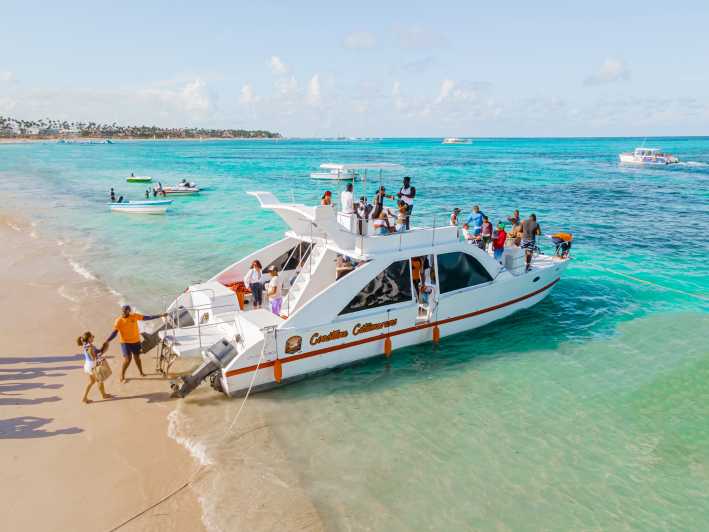 Punta Cana: festa in barca con snorkeling in una piscina naturale