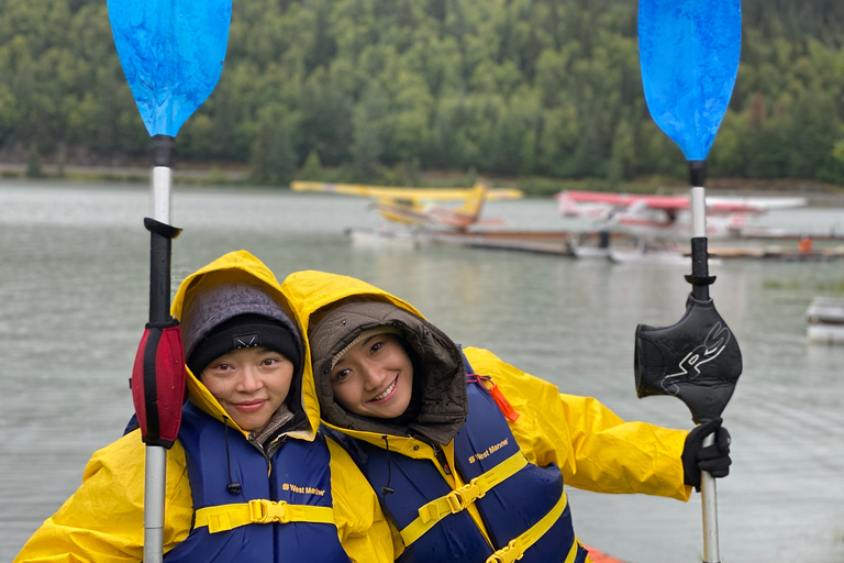 Seward Area Glacial Lake Kayaking Tour 1.5 hr from Anchorage Moose Pass: Kayaking Tour on Glacial Trail Lake