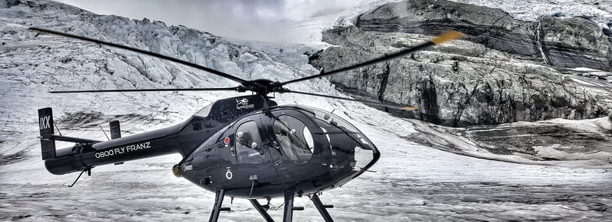 Franz Josef : survol de 4 glaciers en hélicoptère avec 2 atterrissages