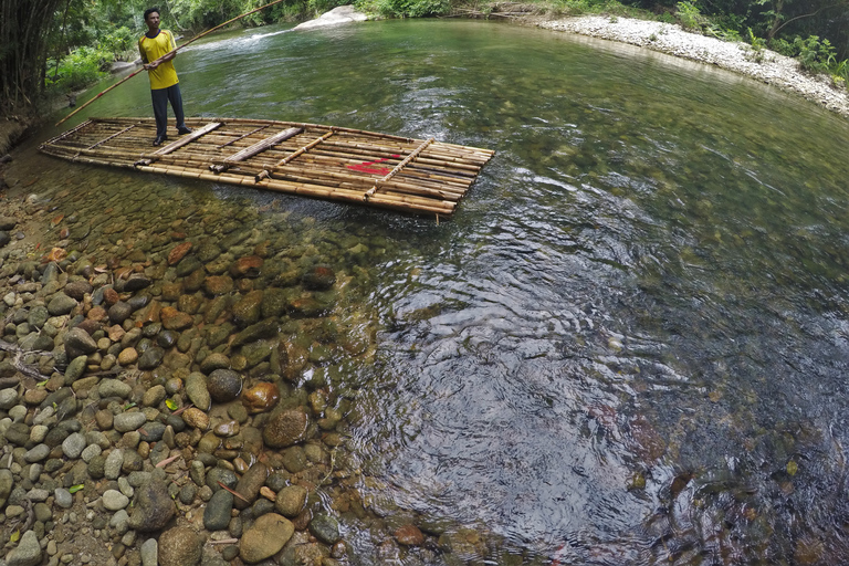 Phuket: Khao Lak Bamboo Rafting, Park en Waterfall Tour