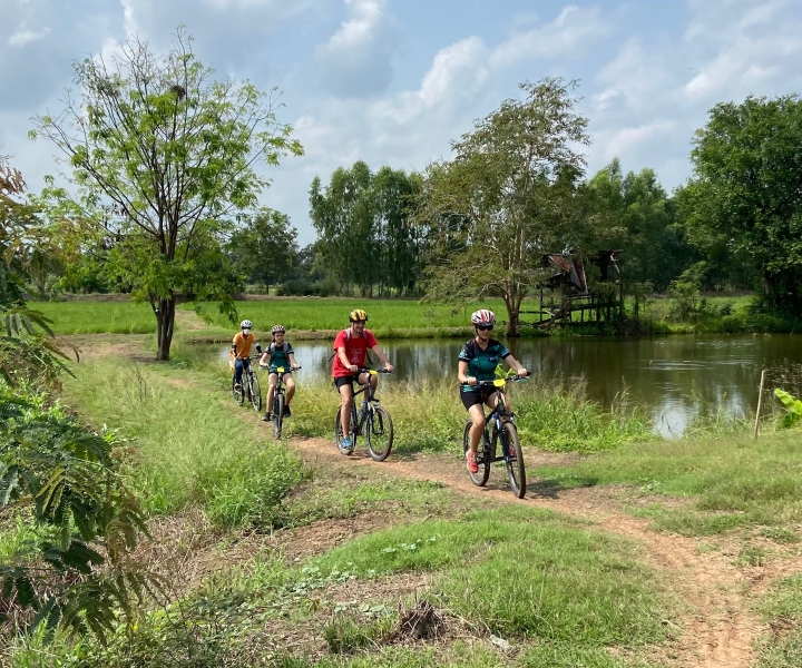 Sukhothai: Halbtägige Fahrradtour auf dem Land
