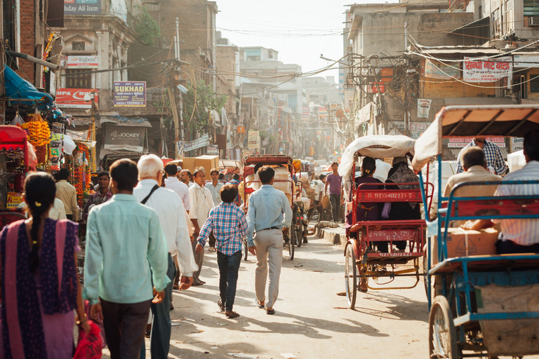 Delhi: tour a piedi del cibo di strada della vecchia Delhi con degustazioniDelhi: tour a piedi del cibo di strada della vecchia Delhi con trasferimenti