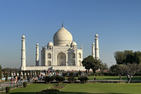 Visite privée du Taj Mahal et du Fort d'Agra en voiture Ac.